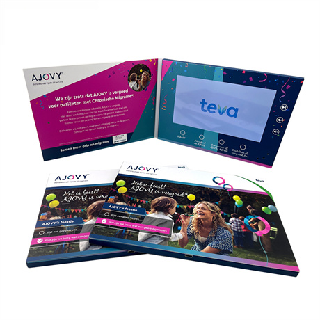7 inch video brochure 