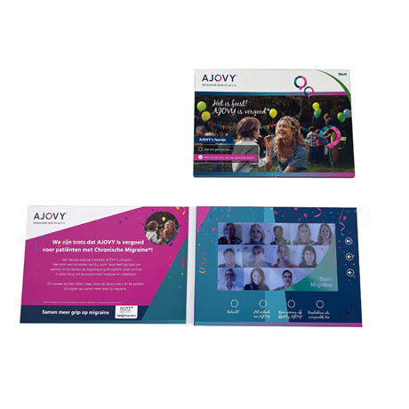 7 inch video brochure 