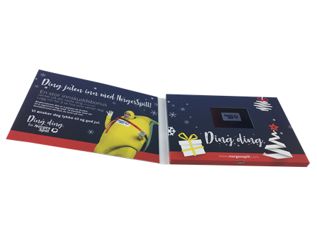 2.4 inch video brochure