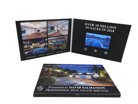4.3 inch video brochure