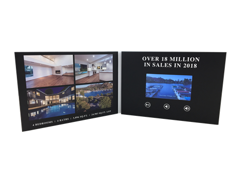 4.3 inch video brochure