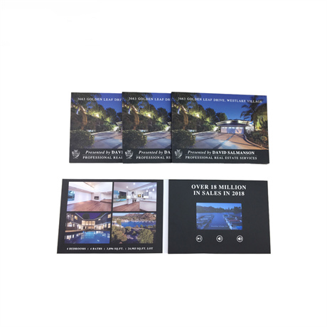 4.3 inch video brochure