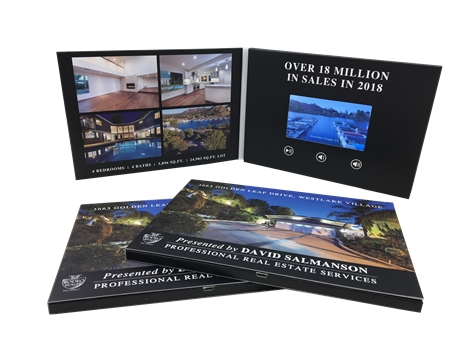 4.3 inch video brochure