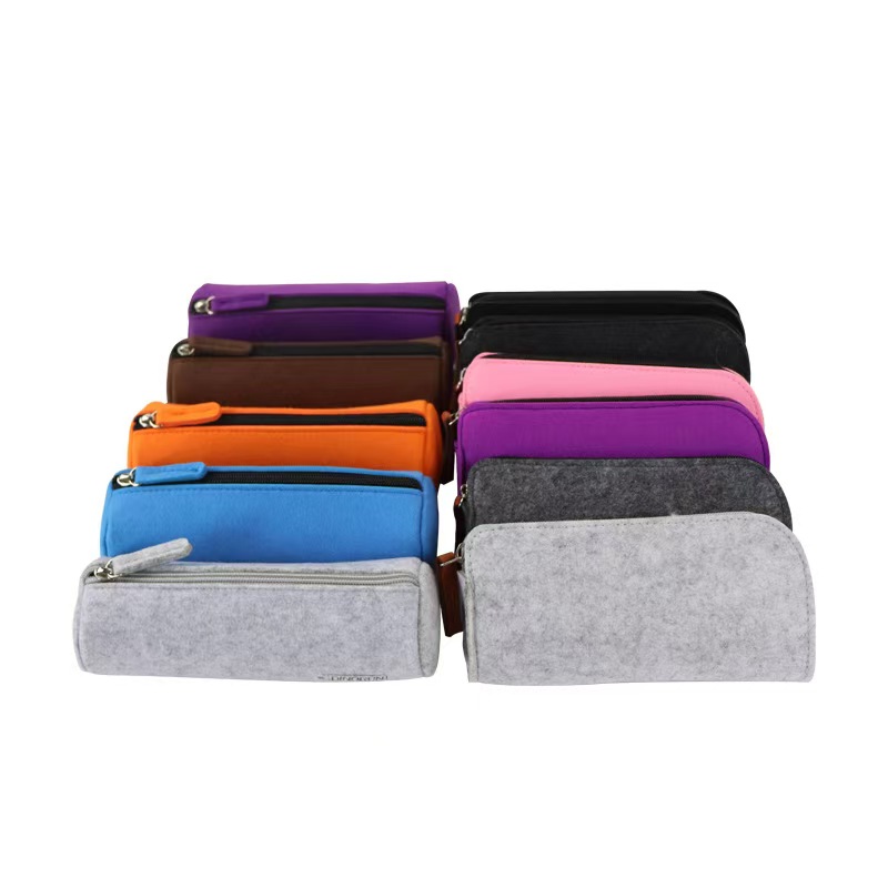 Felt pencil bags