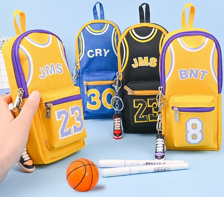 Basketball pencil bags