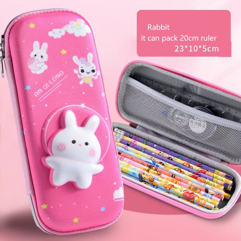 3D Carton capacity Pencil bag