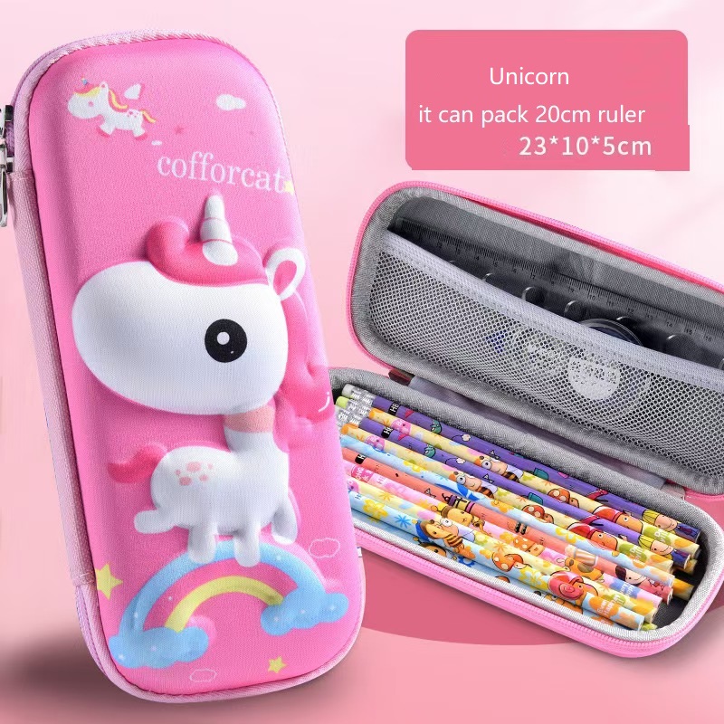 3D Carton capacity Pencil bag